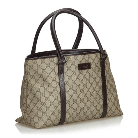 gucci vintage leather tote bag|gucci tote bag with zipper.